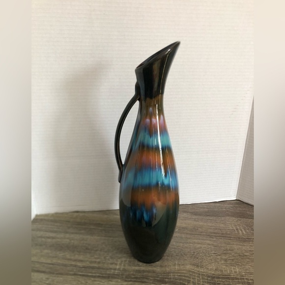 Vtg CCC Rainbow Glaze Pitcher - Picture 15 of 16